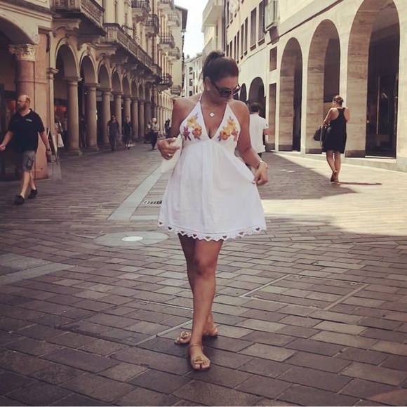 Free People Love and Flowers Dress in White - Picture 6 of 16